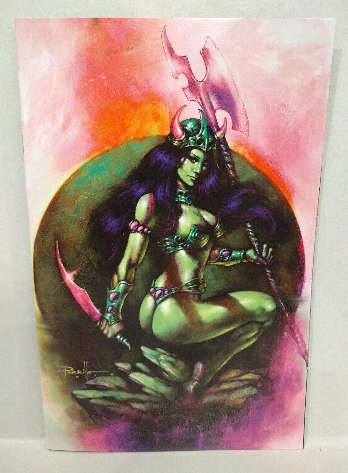 Dejah Thoris 1 (2023) 1:10 Dynamite Comic Incentive UV Virgin Cvr ZD Parrillo