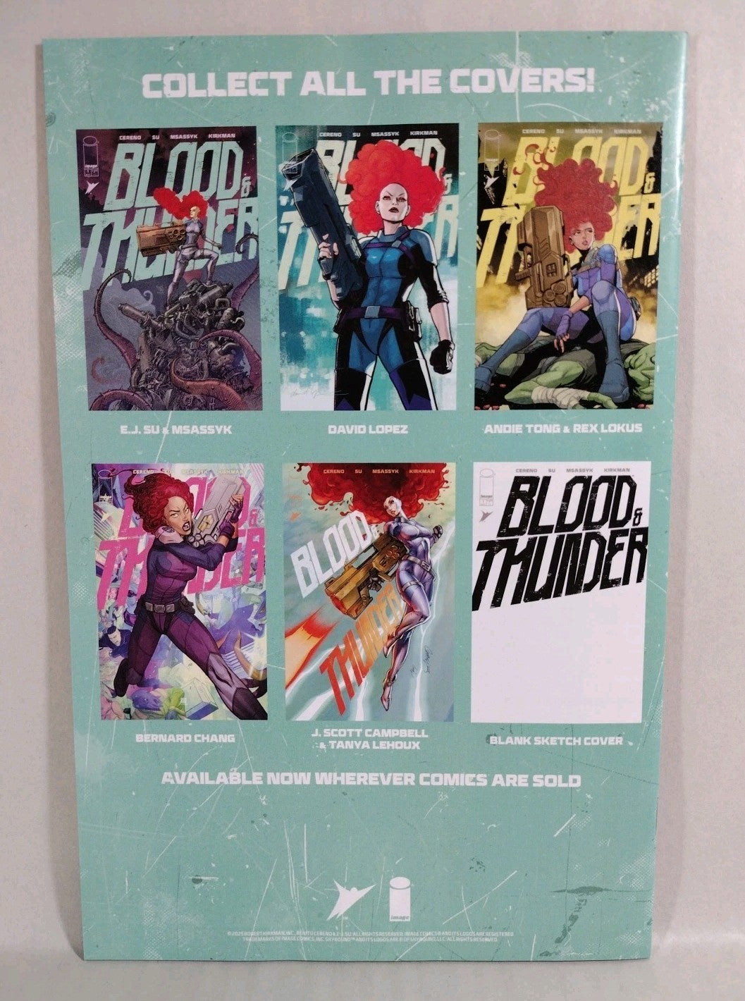 Blood & Thunder 1 (2025) Image Comic 1:10 Andie Tong Rex Lokus Incentive Variant