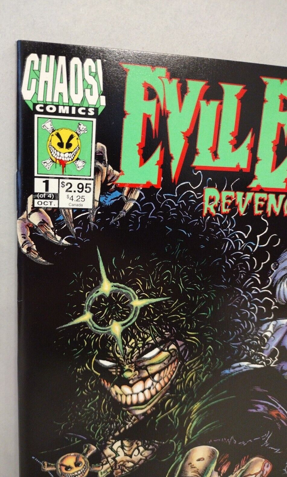 Evil Ernie Revenge #1 (1994) Chaos Comic GID Cover Lady Death 1st Killzone NM