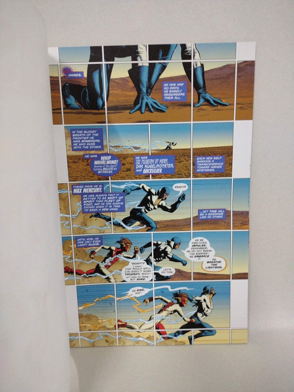 FLASH, THE (DAWN OF DC) #1 Blank Sketch Cover Variant W Original Dave Castr Art