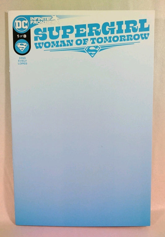 Supergirl Woman of Tomorrow #1 (2021) DC Comic Blank Variant Cover C VF-NM