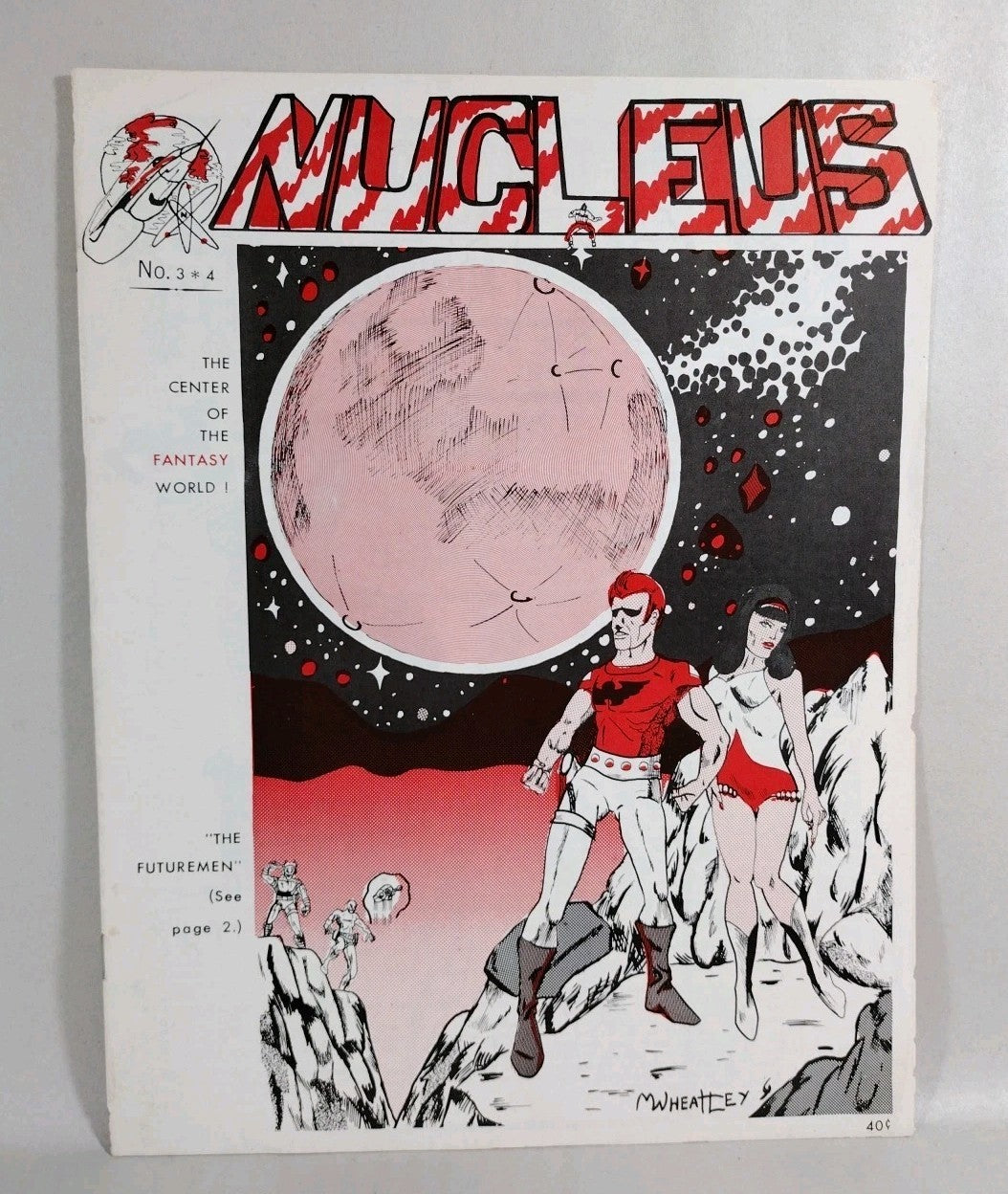 NUCLEUS Fanzine #3*4 (1970) Mark Wheatley 8 Pg Self Publication Good Condition 
