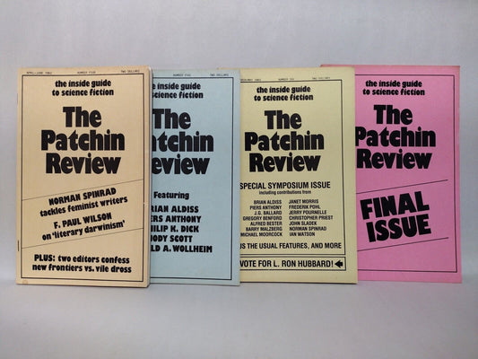 Patchin Review (1982) Charles Platt Sci-fi Zine Lot Set #4 5 6 7 Last Issue