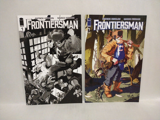 Frontiersman #1 (2023) Image Comic Lot Set Cover A & B Patrick Kindlon NM