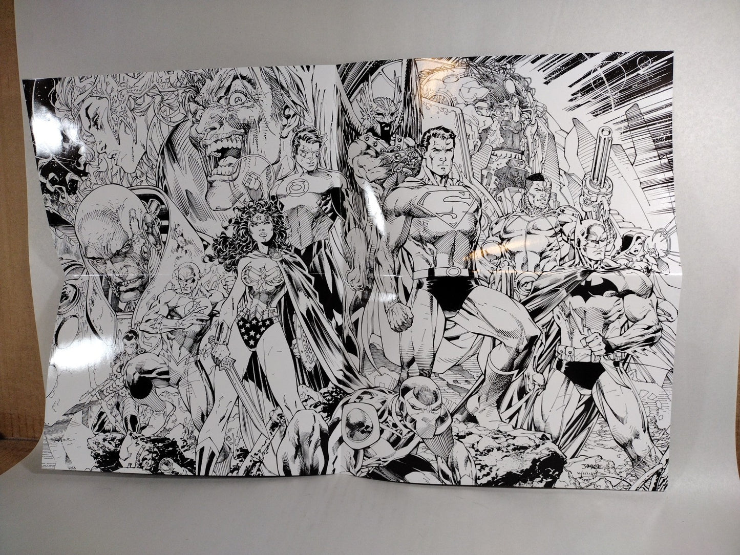 DC Universe (2009) Online Poster Double-Sided Promo Superman Batman 20.5 X 13.5"