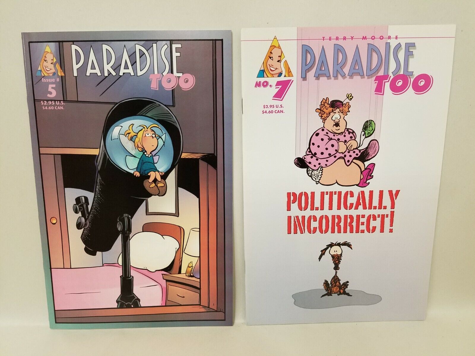 Terry Moore's Paradise Too (2000) Abstract Comic Lot 1 2 3 4 5 7