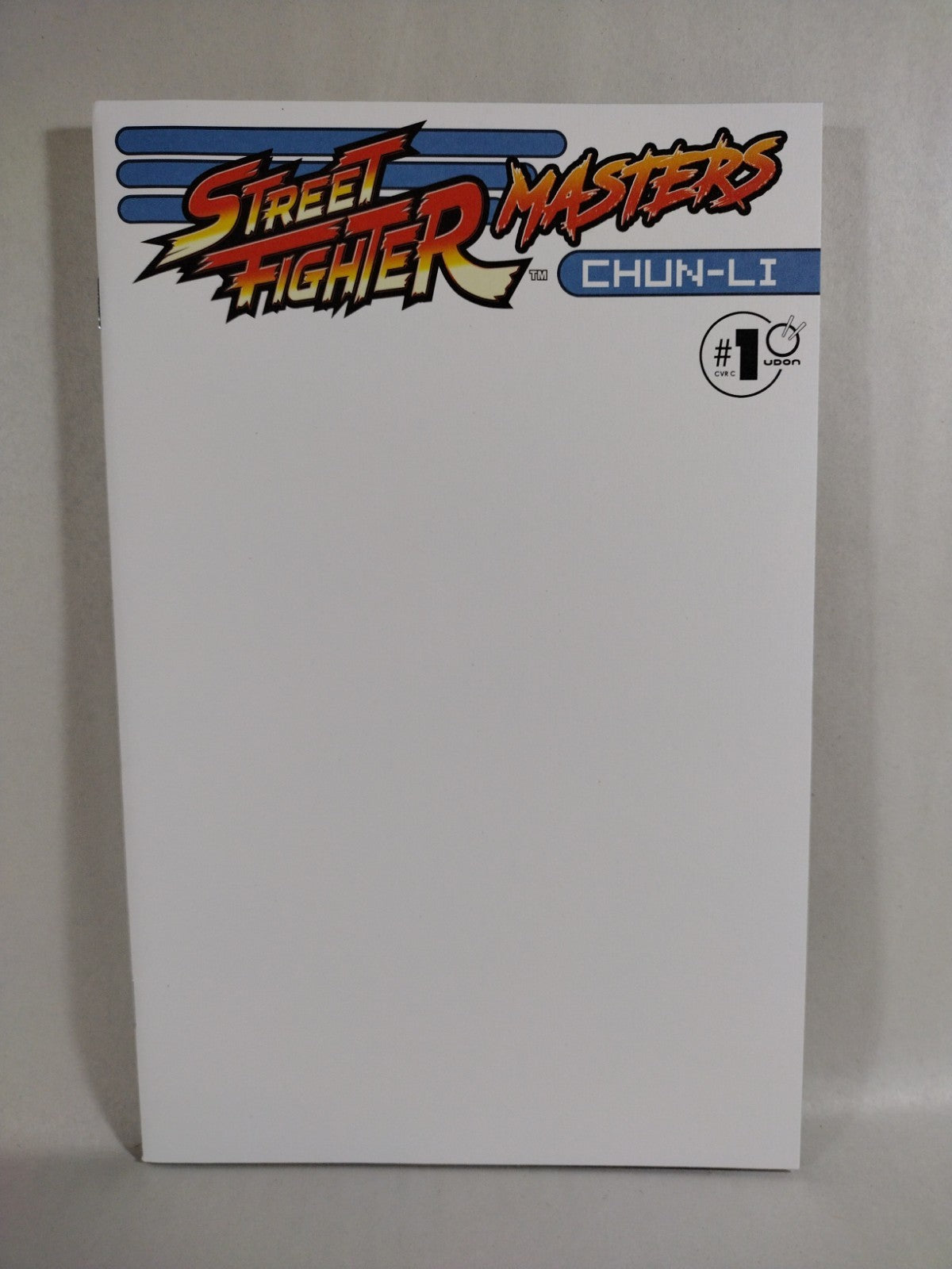 Street Fighter Masters Chun-Li #1 (2022) Udon Blank Sketch Variant Cover NM