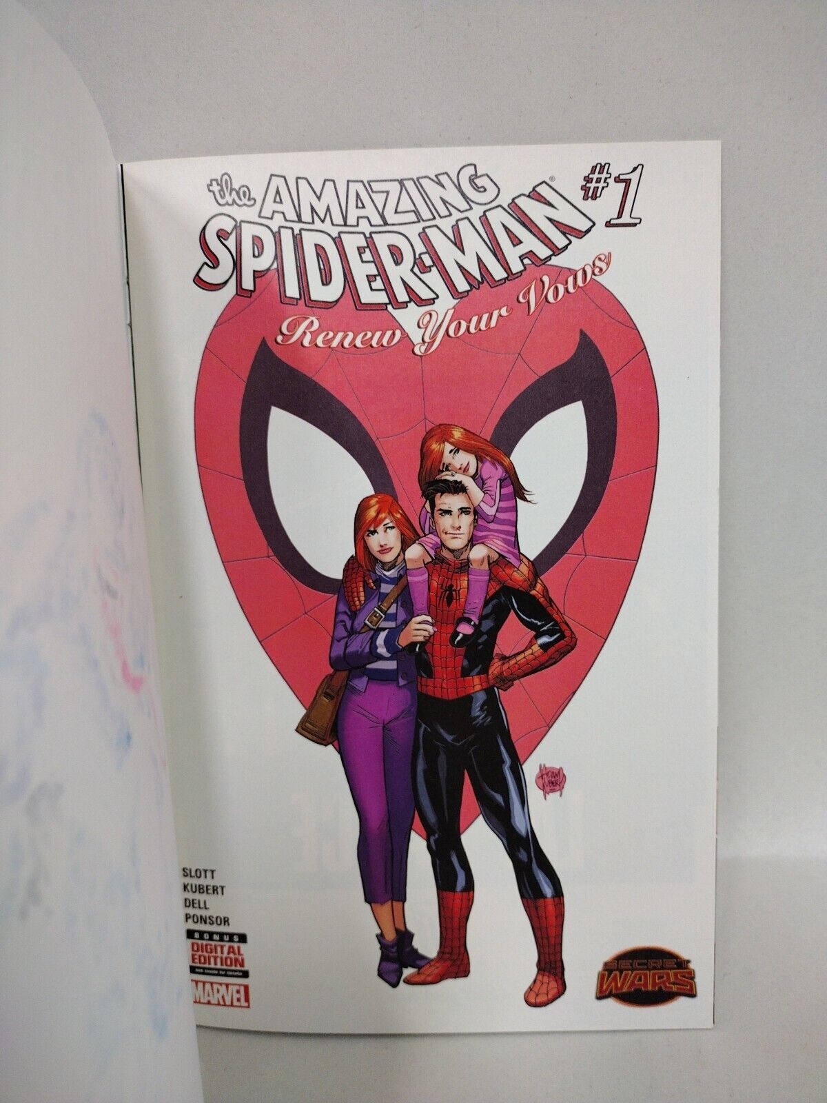 Amazing Spider-Man Renew Your Vows 1 Sketch Cover Comic W Original Thanh Bui Art