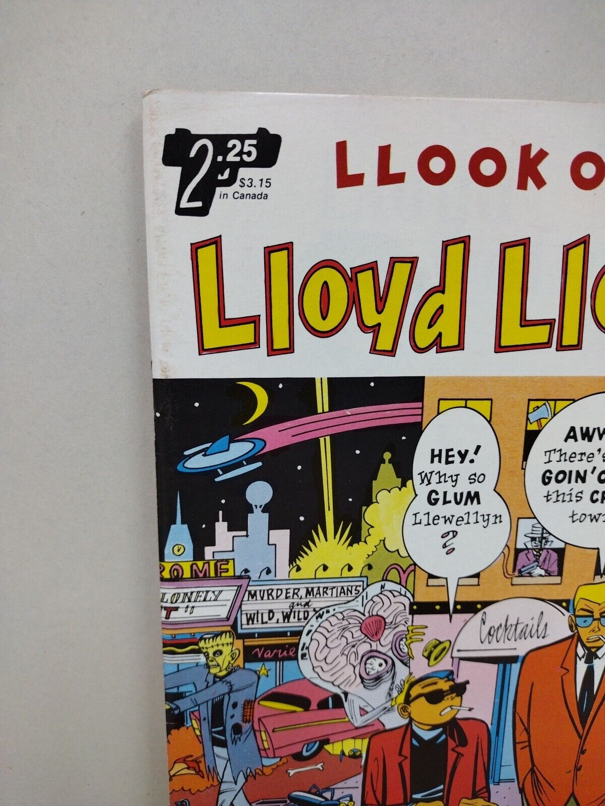 Lloyd Llewellyn (1986) #1 Daniel Clowes Fantagraphics Comic Magazine 1st Print 