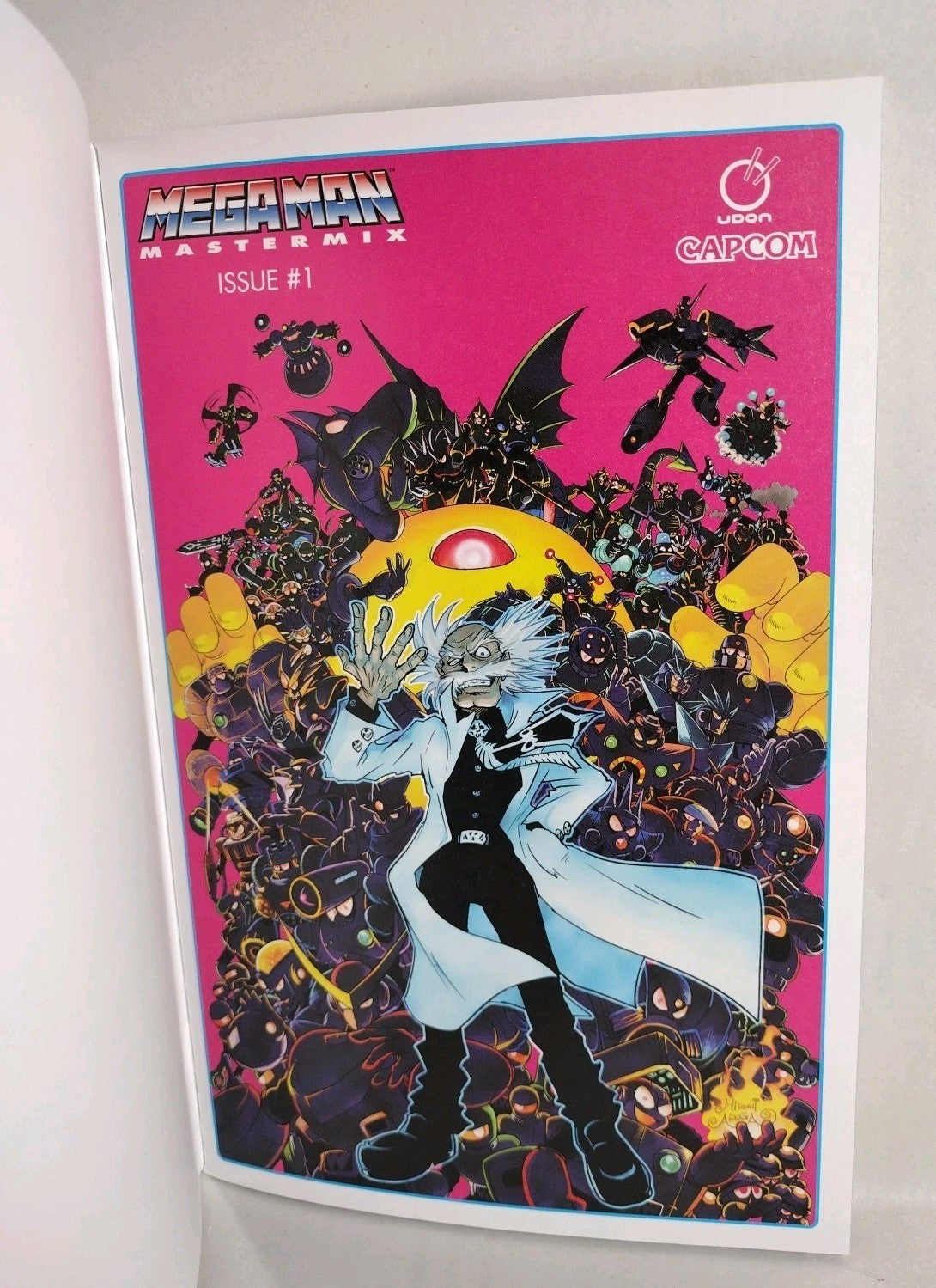 Megaman Mastermix #1 (2018) UDON Capcom Blank Sketch Variant Cover Comic New NM