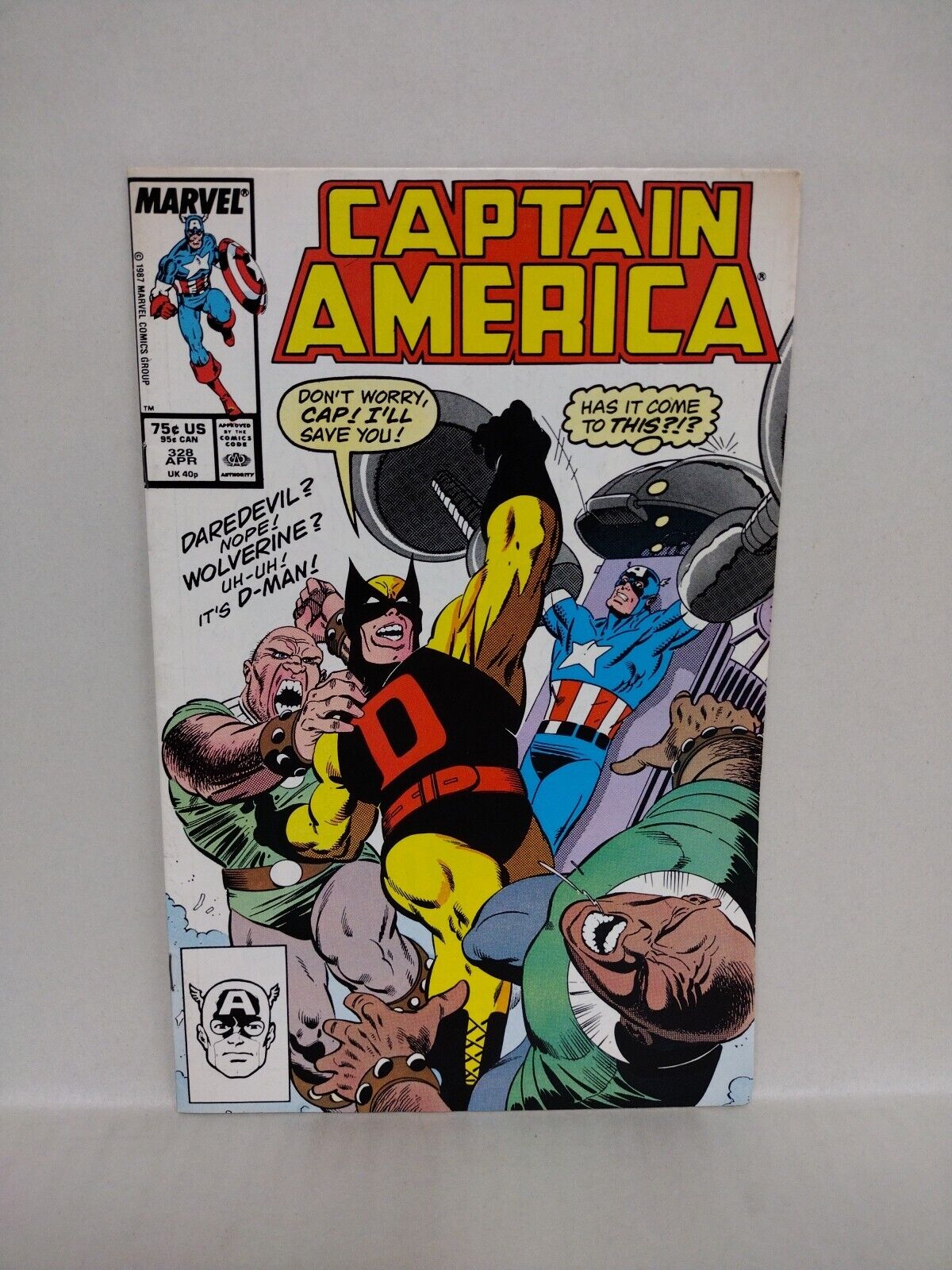 Captain America (1987) Complete Marvel Comic D-Man 1st App & Story Arc 328-331