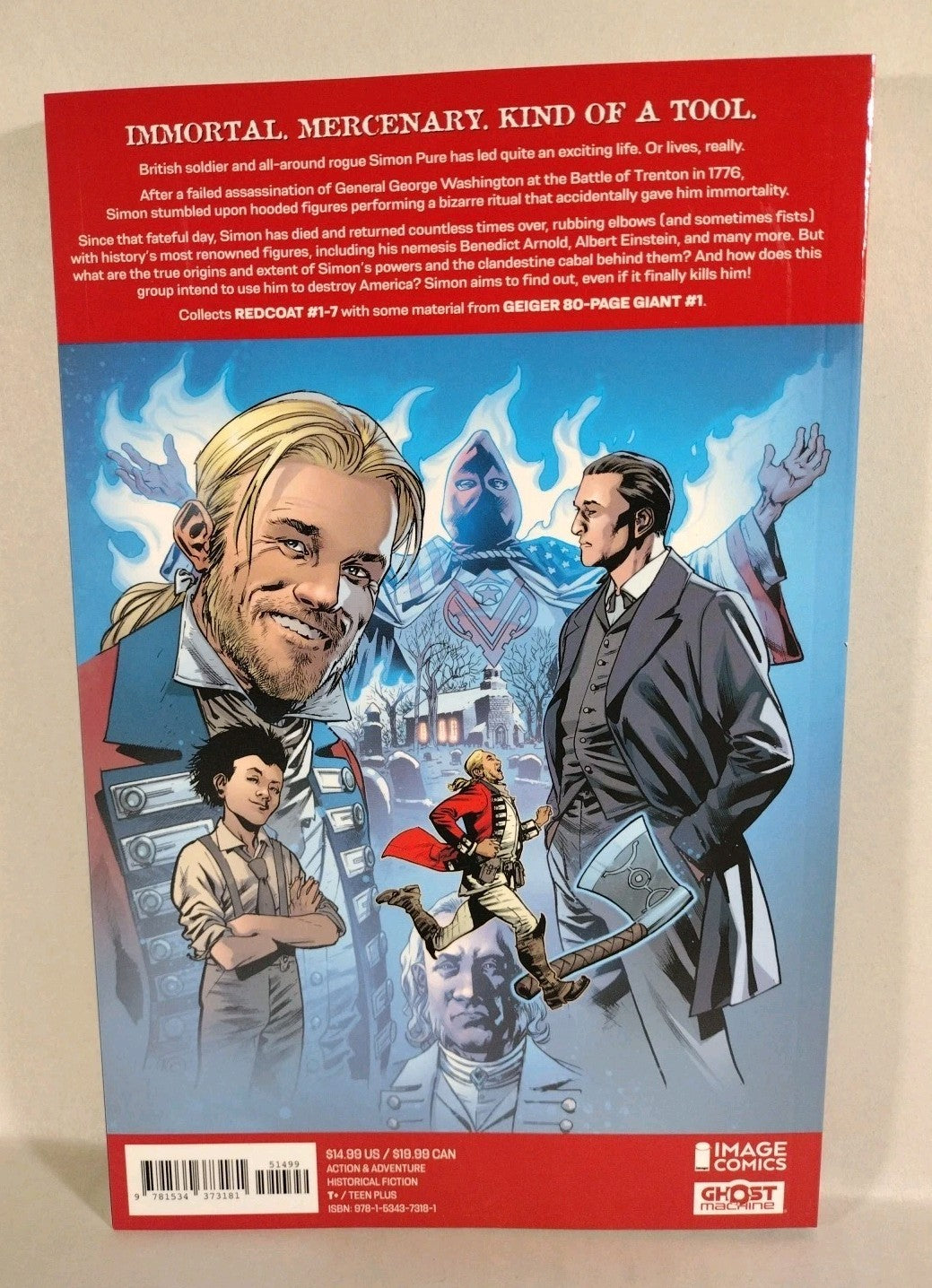 Redcoat Vol 1 (2025) Image Comics Ghost Machine Geoff Johns TPB New