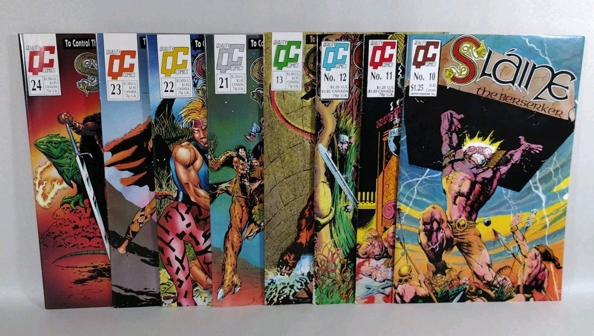 Slaine The Berserker (1988) Quality Comics Lot #10 11 12 13 21 22 23 24 2000ad 