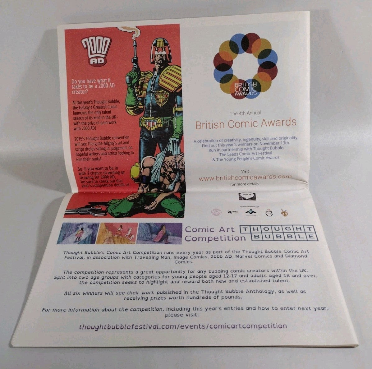 Thought Bubble Anthology #5 6 Image Comic Jason Aaron Brandon Graham Tim Sale +