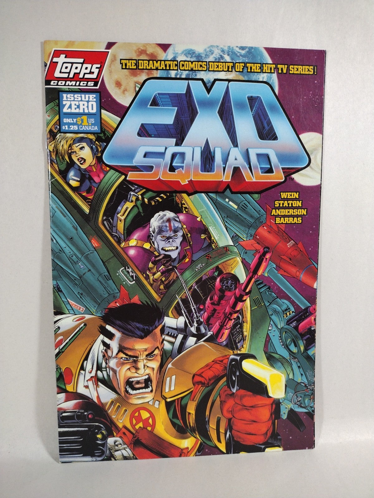 Exo-Squad #0 (1994) Topps Comic Len Wein Joe Staton VF