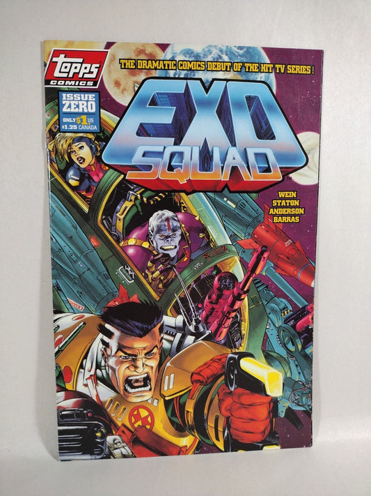 Exo-Squad #0 (1994) Topps Comic Len Wein Joe Staton VF