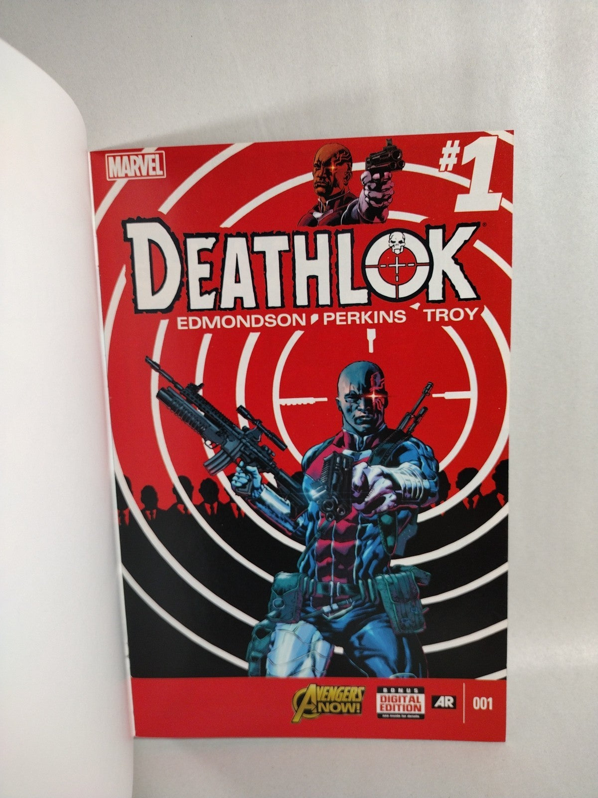 Deathlok #1 (2014) Marvel Sketch Cover Variant Comic W Original Dave Castr Art
