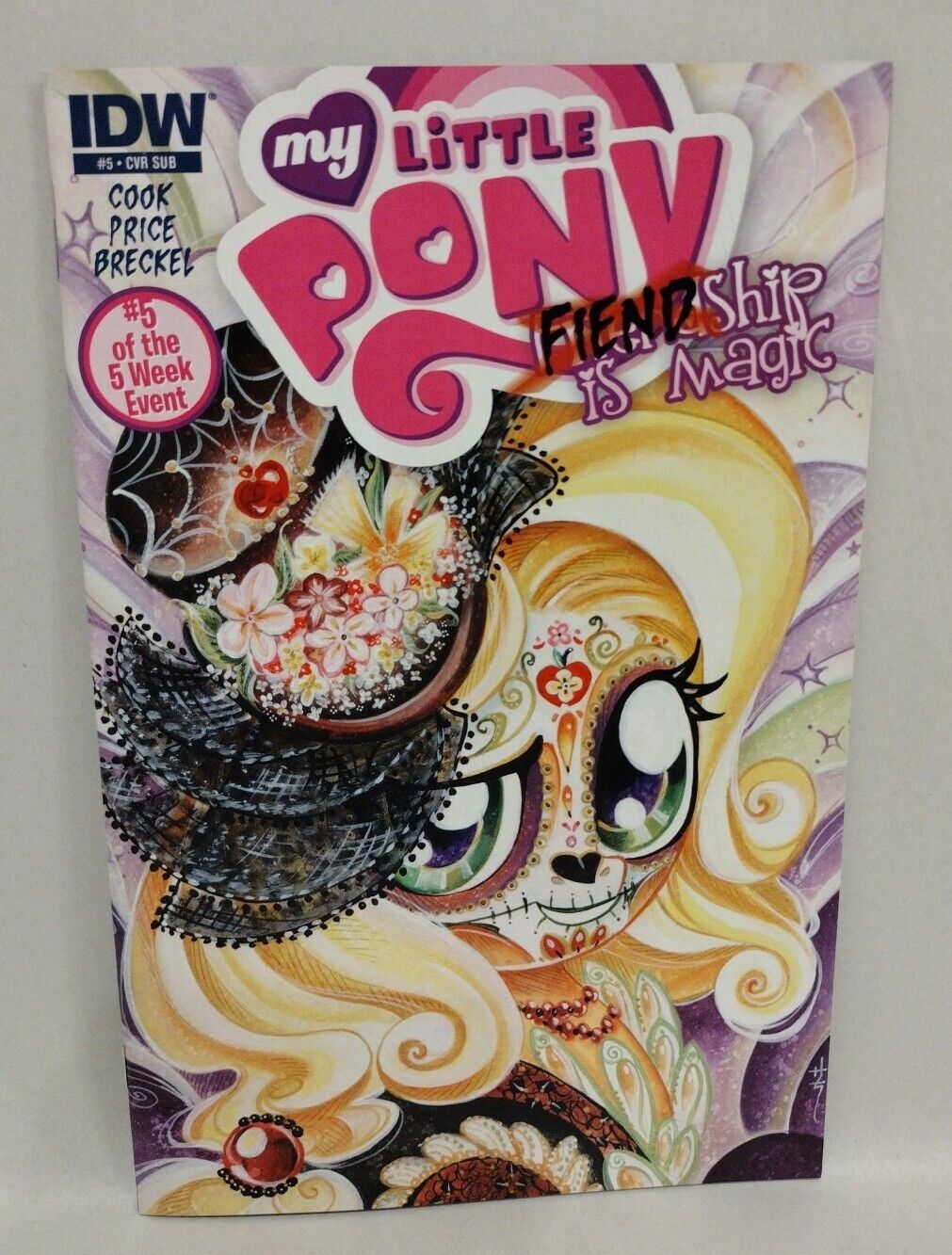 My Little Pony Fiendship Is Magic #5 Apple Jack Sugar Skull Chrysalis Variant NM