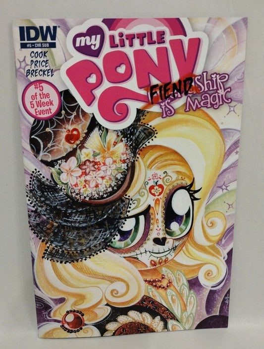 My Little Pony Fiendship Is Magic #5 Apple Jack Sugar Skull Chrysalis Variant NM