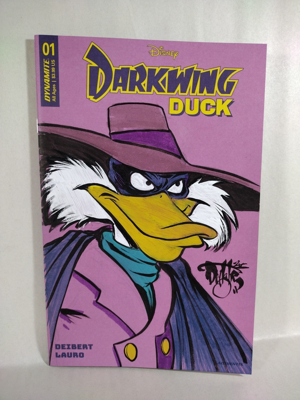 Darkwing Duck 1 (2023) Dynamite Comic Sketch Cover Variant W Original DCastr Art