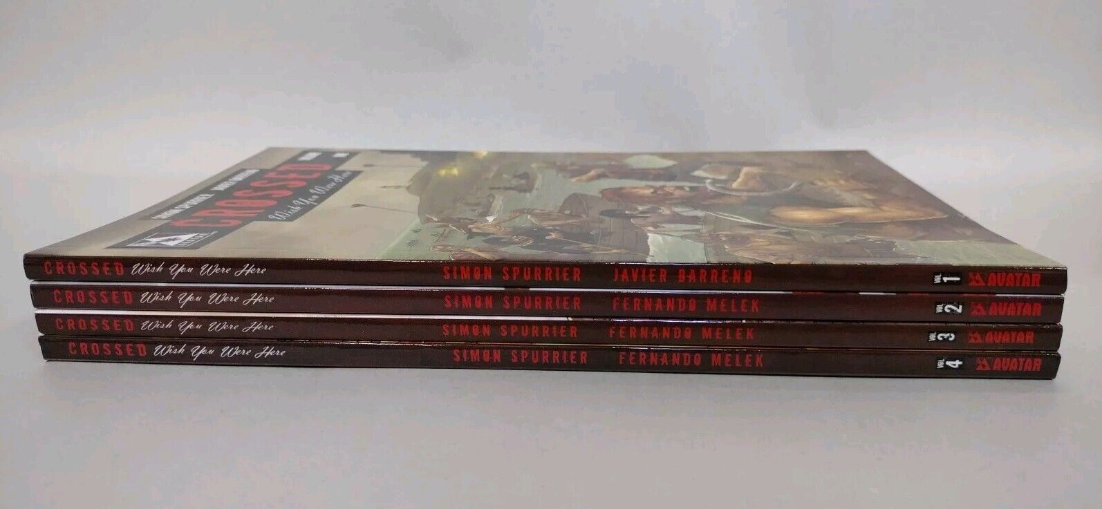 Crossed Wish You Were Here (2012) Complete Avatar Press TPB Set Vol 1 2 3 4 New