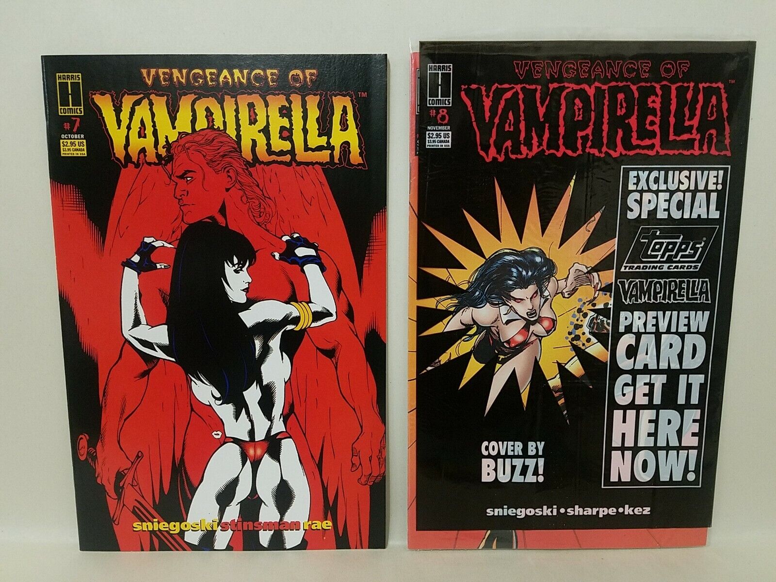 Vengeance Of Vampirella (1994) Harris Comic Lot #5 6 7 8 18 Tom Sniegoski