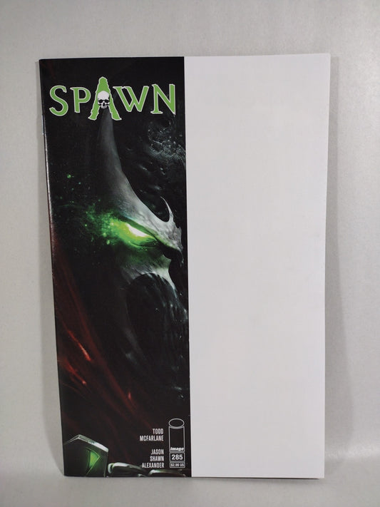 Spawn #285 (2018) Image Comic Mattina Mask Half Blank Cover Variant New NM