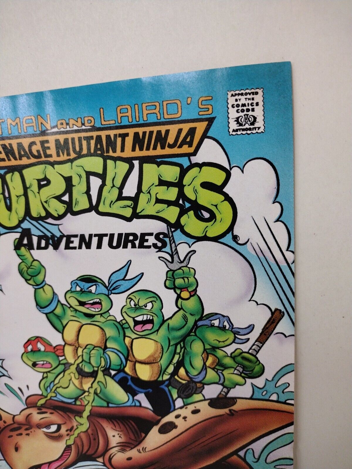 Teenage Mutant Ninja Turtles Adventures #17 (1990) Archie Comic 1st Scul & Bean