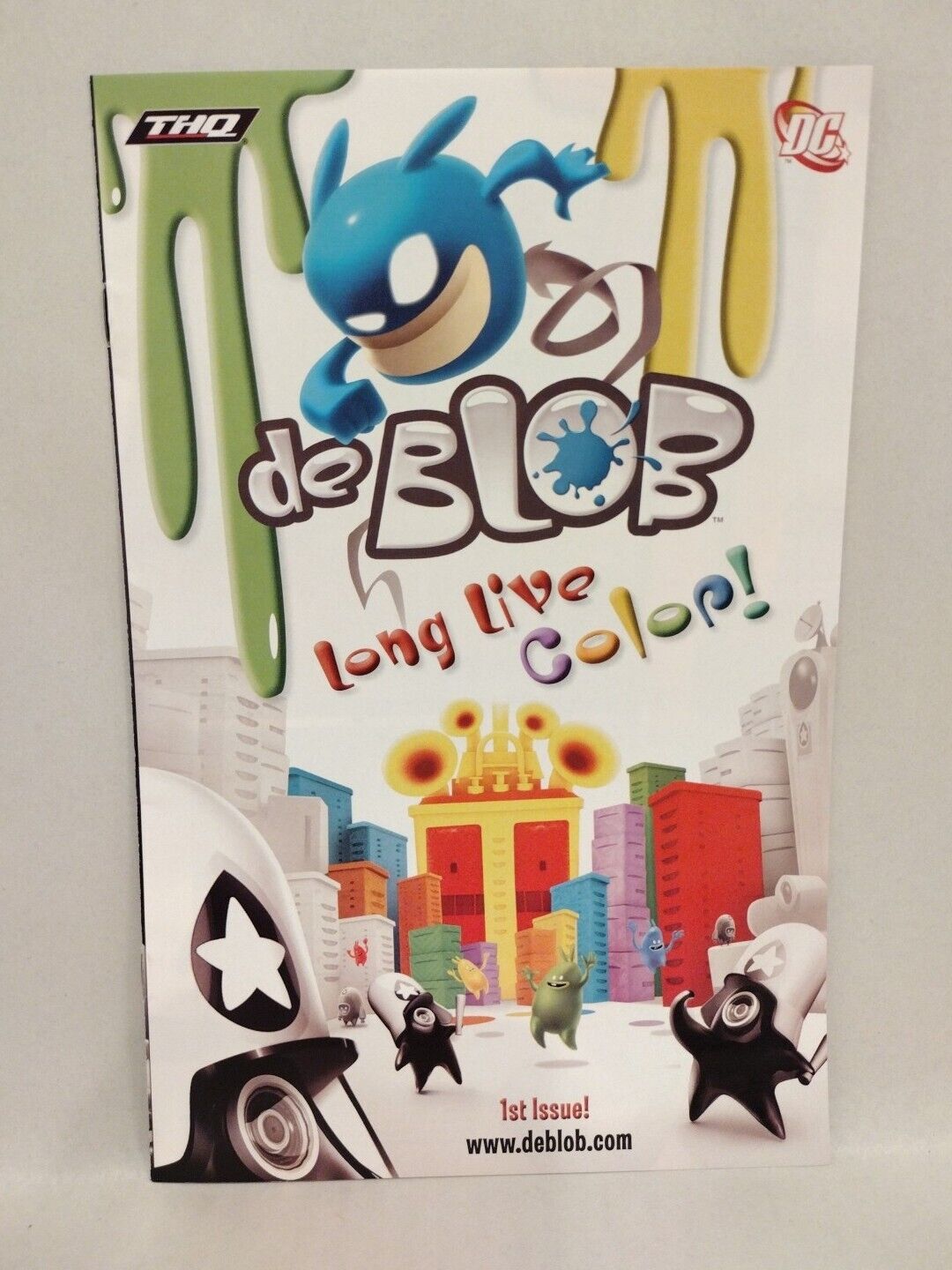 De Blob Long Live Color (2008) DC/THQ SDCC Exclusive Promotional Comic VF 