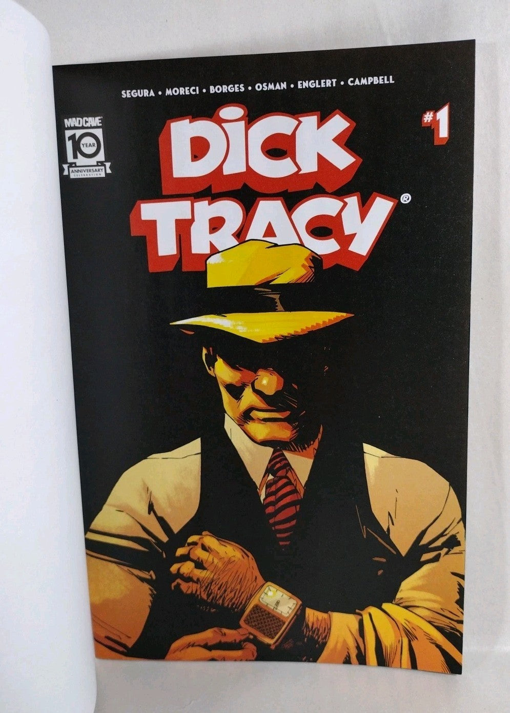 Dick Tracy #1 (2024) Mad Cave Comic Sketch Cover Variant W Original DCastr Art