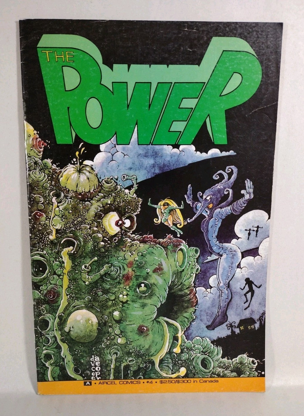 The Power #1 2 3 4 Complete Limited Series Set (1990) Dave Cooper Aircel Comics 