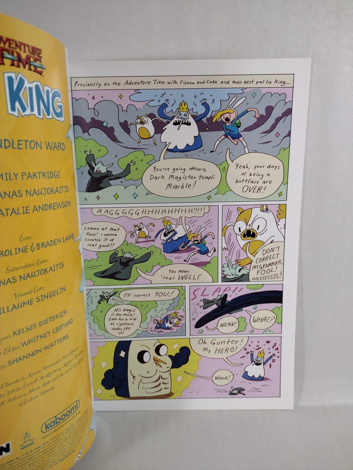 Adventure Time Ice King #6 (2016) Boom Comic Guillaume Singelin Variant NM