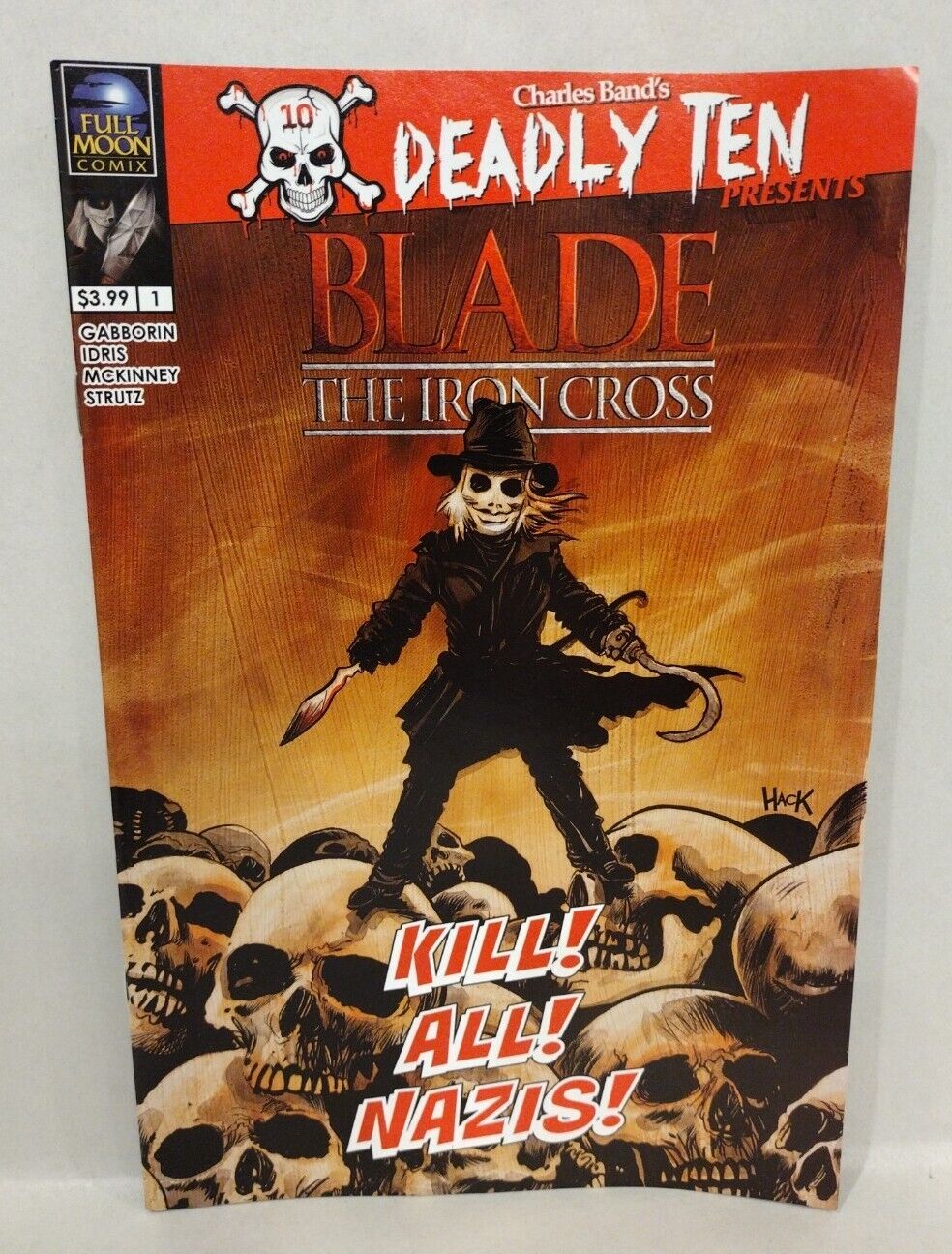 Deadly Ten Presents Blade the Iron Cross 1 (2019) Puppet Master Full Moon Comic