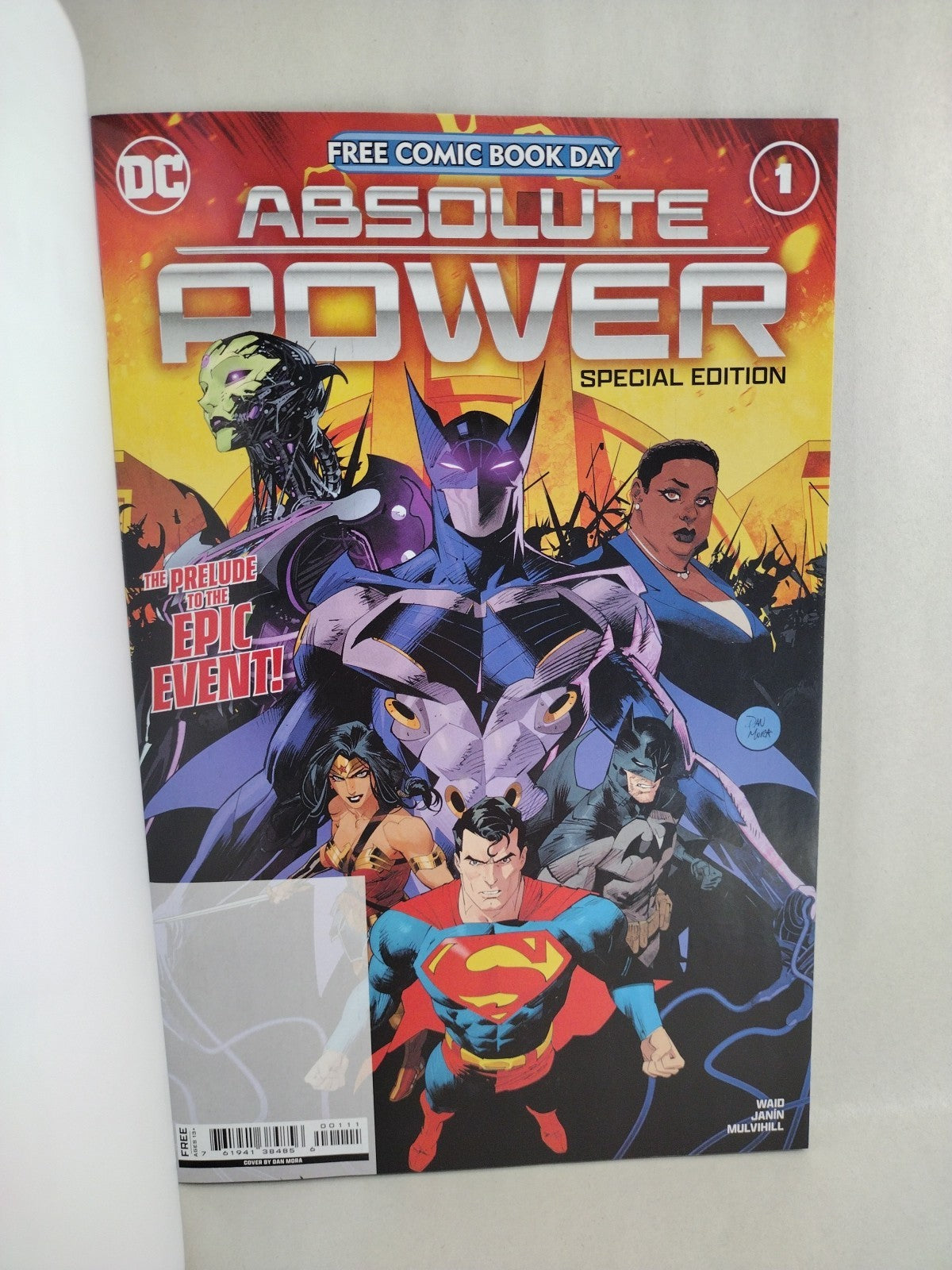 Absolute Power 1 (2024) DC Comic Sketch Var Cover W Original Brainiac DCastr Art