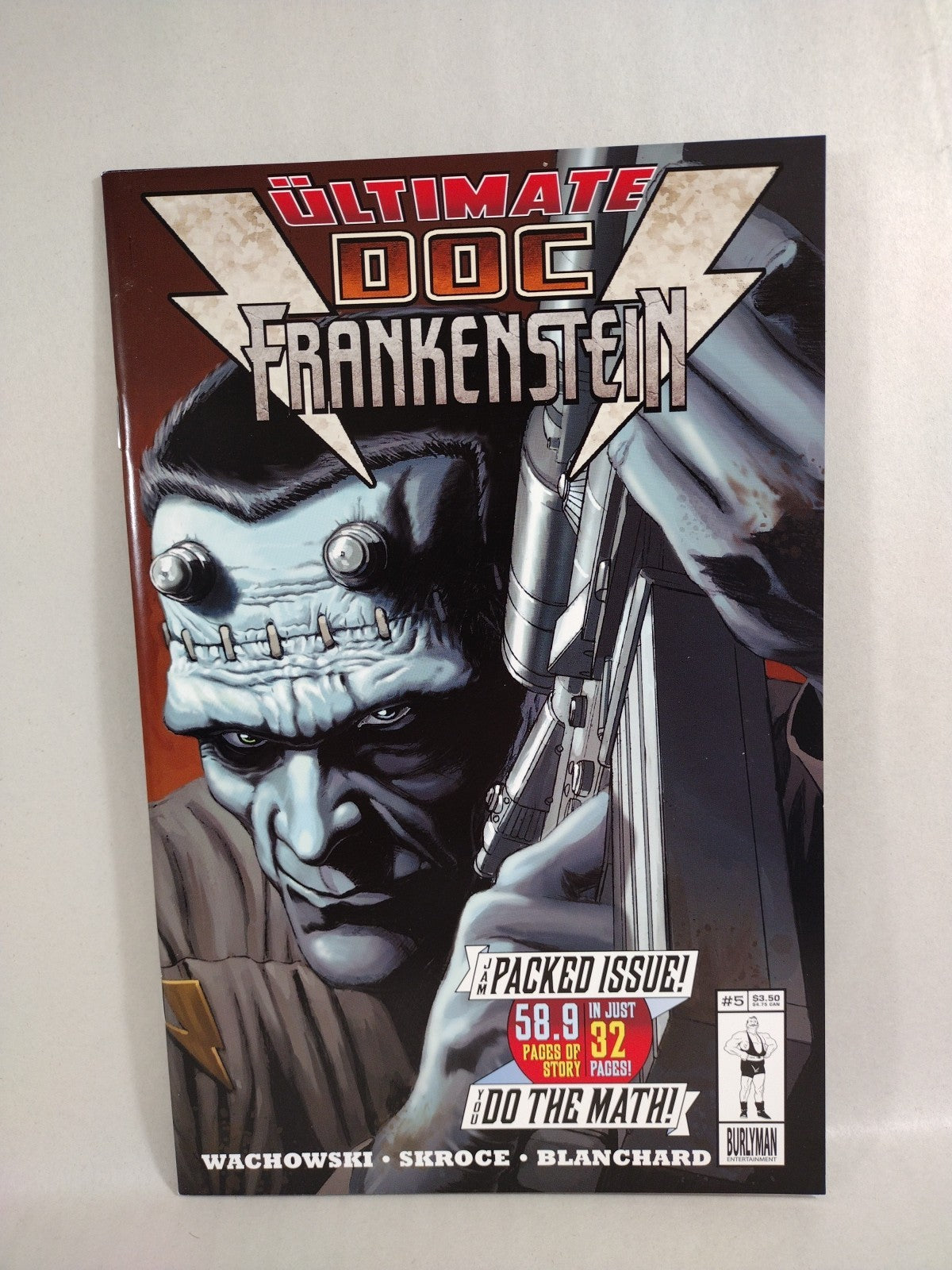 Doc Frankenstein (2004) Burlyman Comic Lot Set #1 2 3 4 5 Skroce Wachowski NM