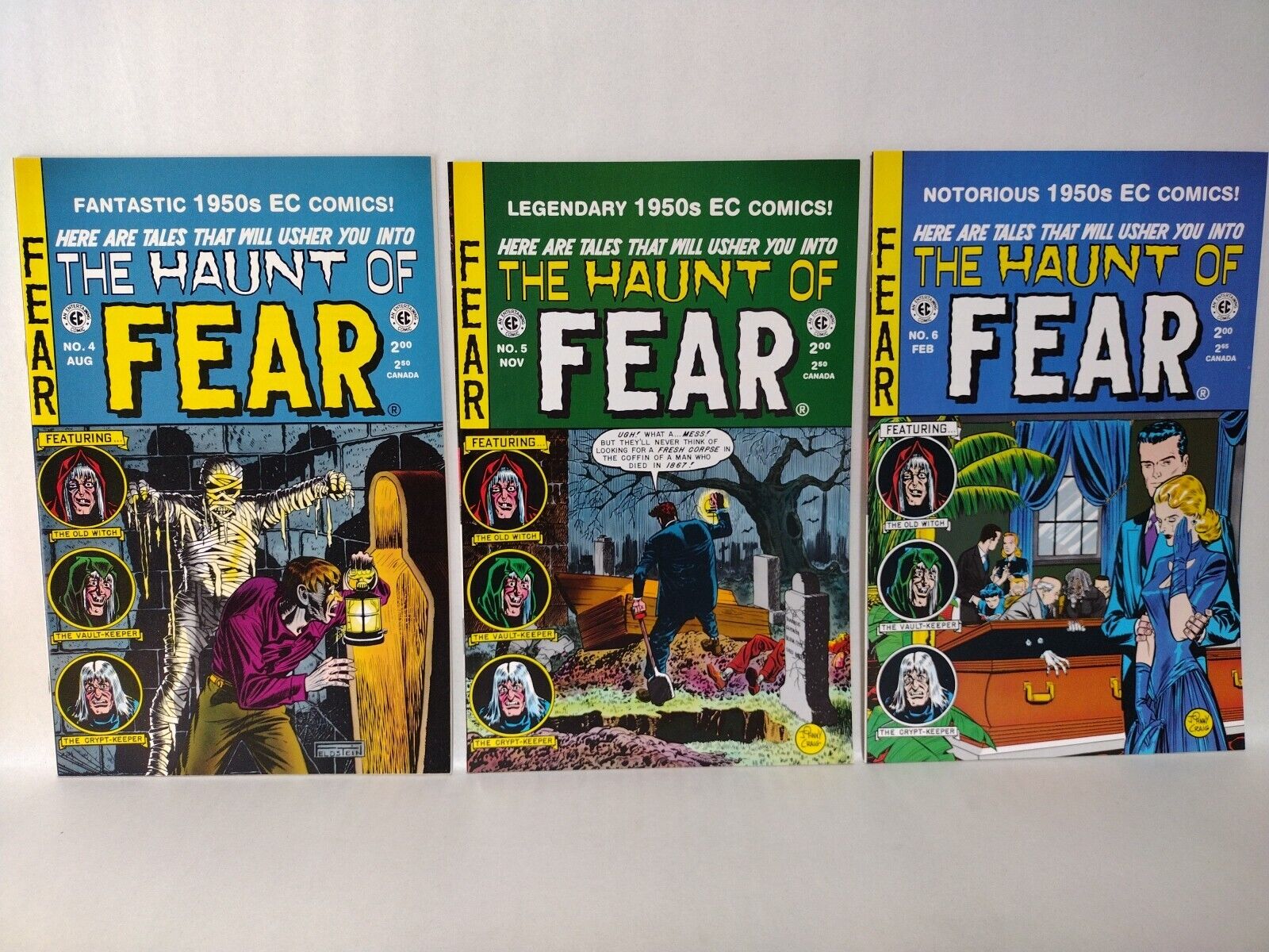 Haunt Of Fear Complete Russ Cochran 1992 Reprint Pre-Code Horror Comic Set #1-28