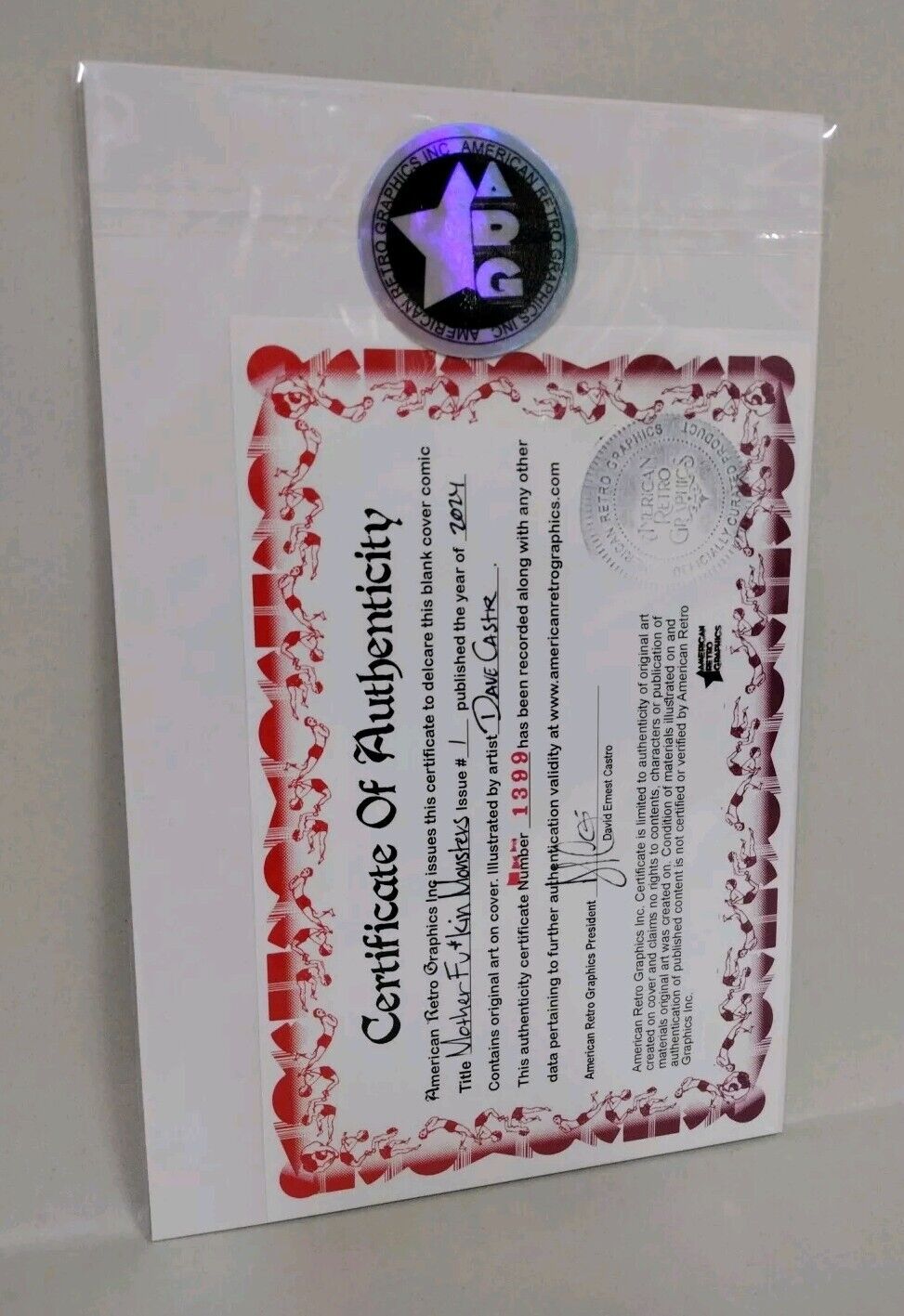 Mother Fu*kin Monsters #1 Image Comic Sketch Variant W Original DCastr Art