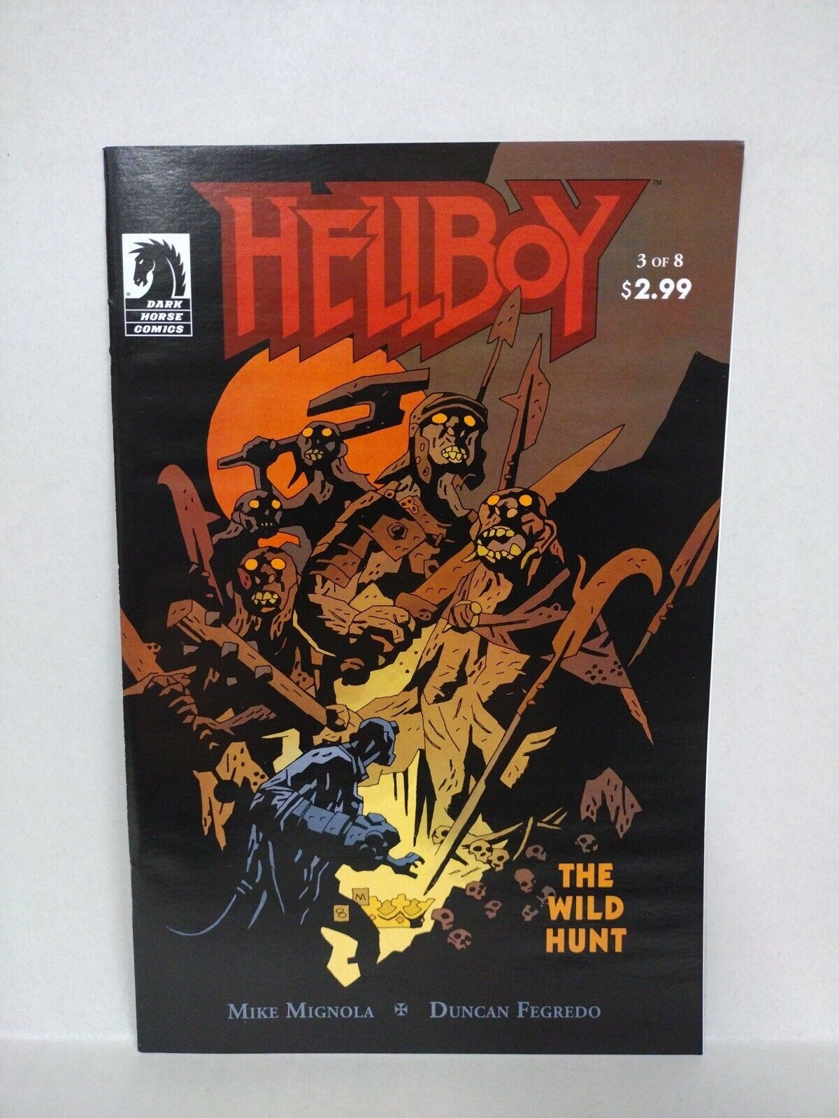 Hellboy The Wild Hunt (2009) Dark Horse Comic Lot #2 3 4 5 6 7 8 Mignola Fegredo