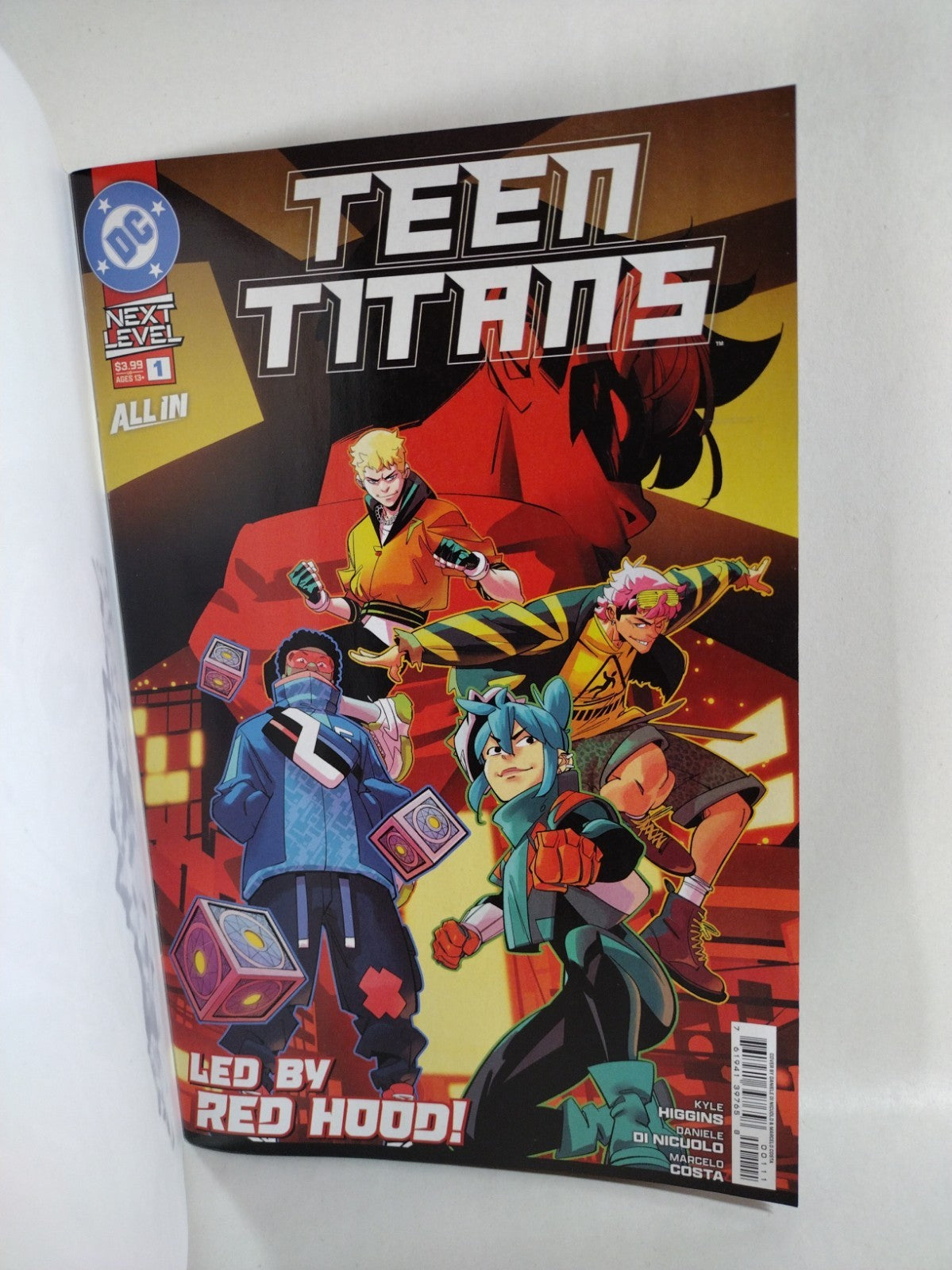 Teen Titans #1 (2026) DC Comic Sketch Cover W Original Dave Castr Red Hood Art