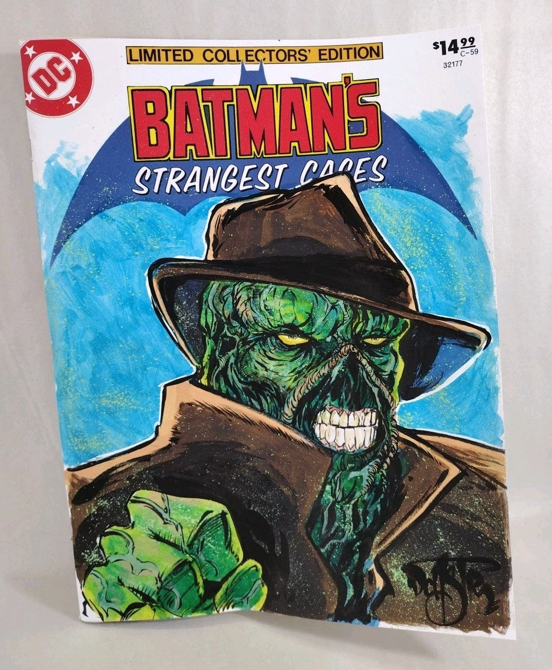 Batman's Strangest Cases Treasury Facsimile Oversize Comic W Original DCastr Art