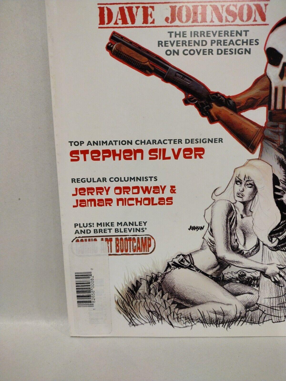 DRAW! Magazine #27 (2014) Two Morrows Dave Johnson Feature Punisher Cover New