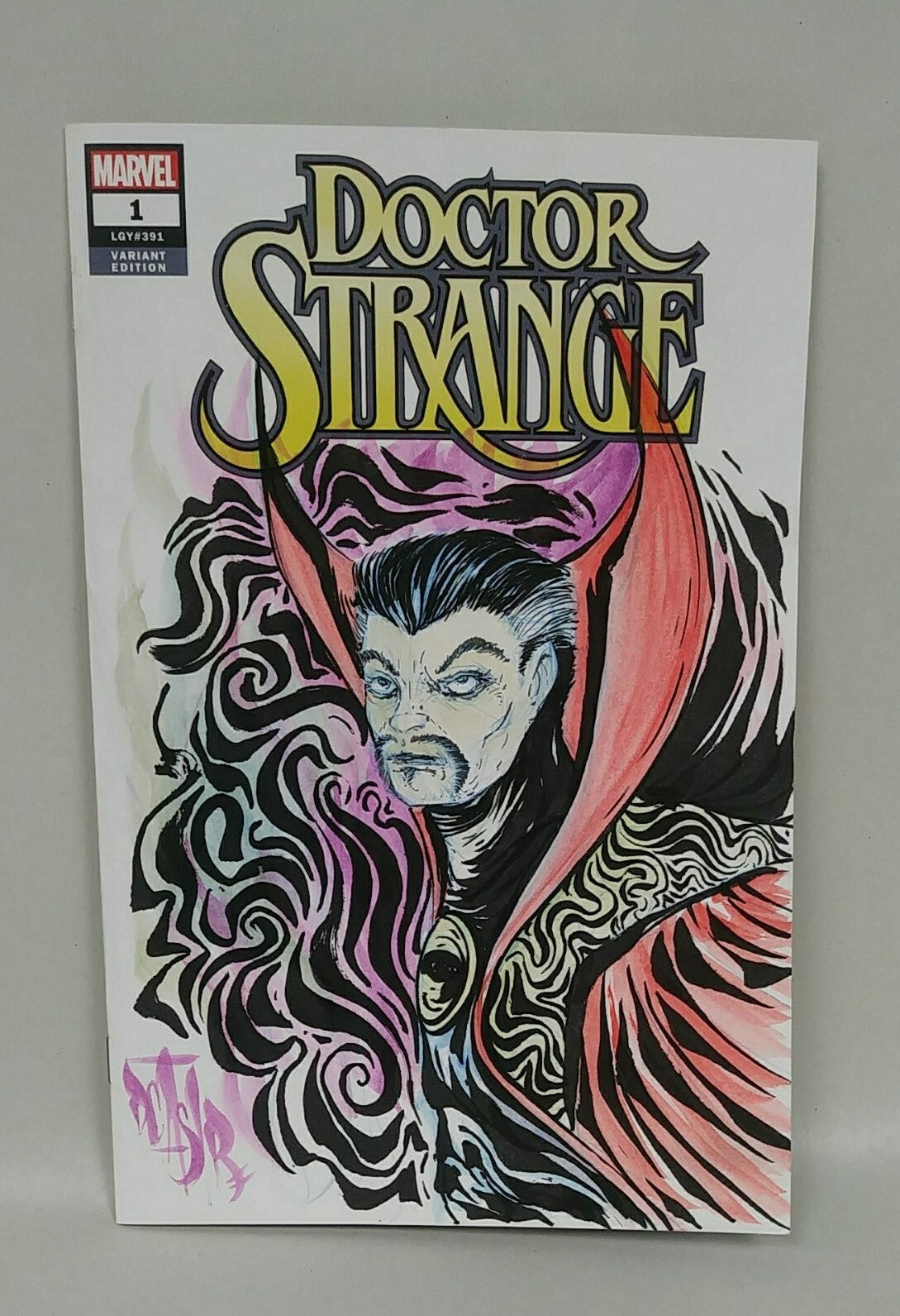 Doctor Strange (2018) #1 Sketch Cover Variant Comic W Original Dave Castr Art