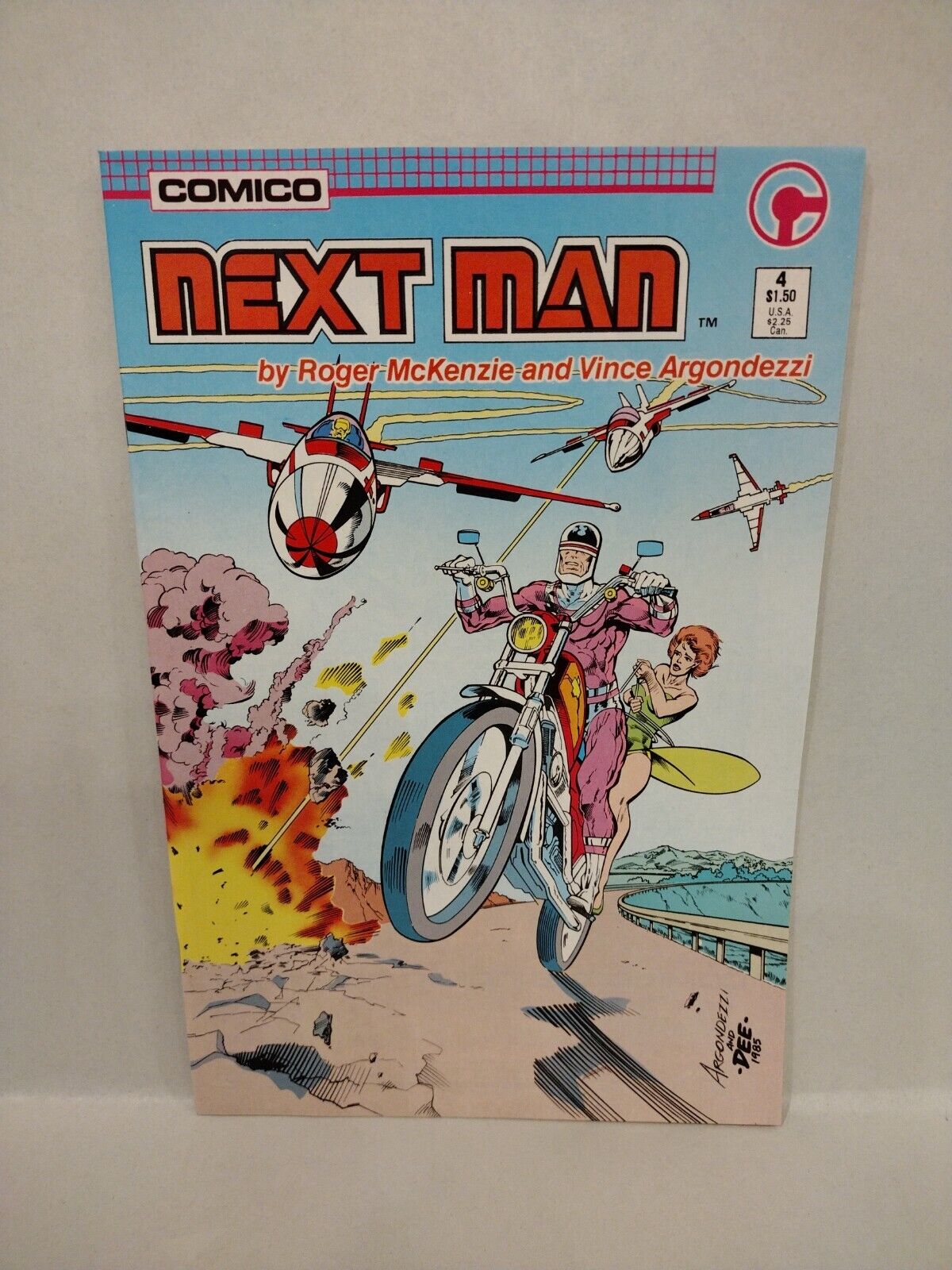 Next Man (1985) Comico Complete Set 1 2 3 4 5 1st Appearance Superhuman Cyborg