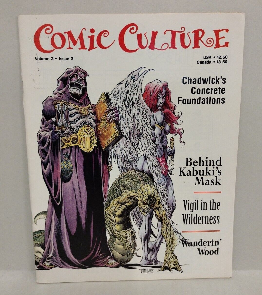 Comic Culture v2 #4 (1994) Comic Magazine Tim Vigil Faust Kabuki Paul Chadwick 