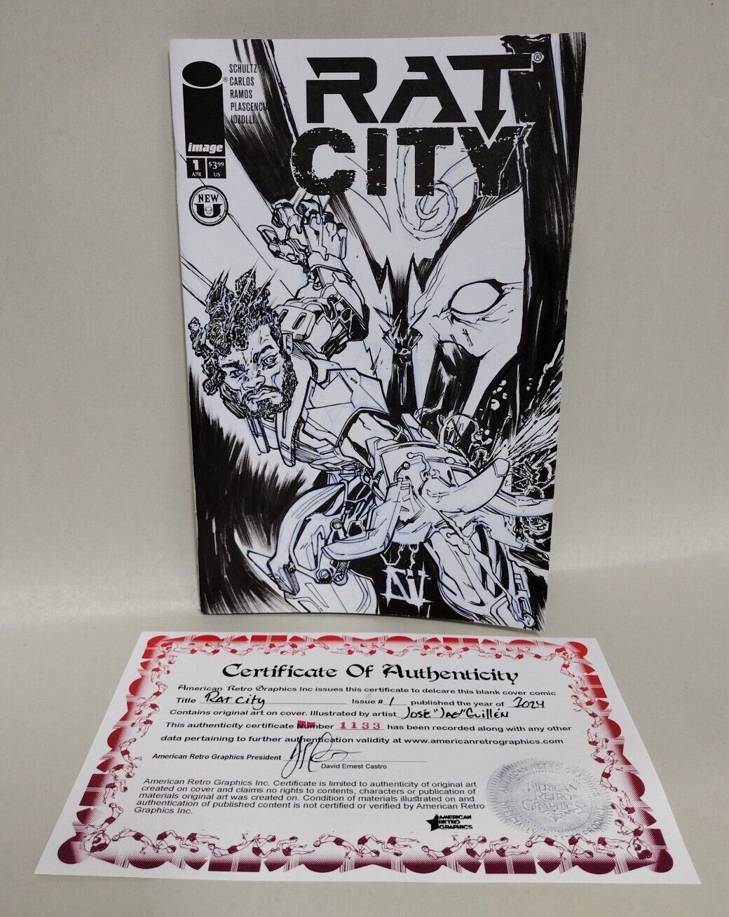 Rat City #1 (2024) Image Sketch Cover Spawn Universe Comic W Original JAG Art