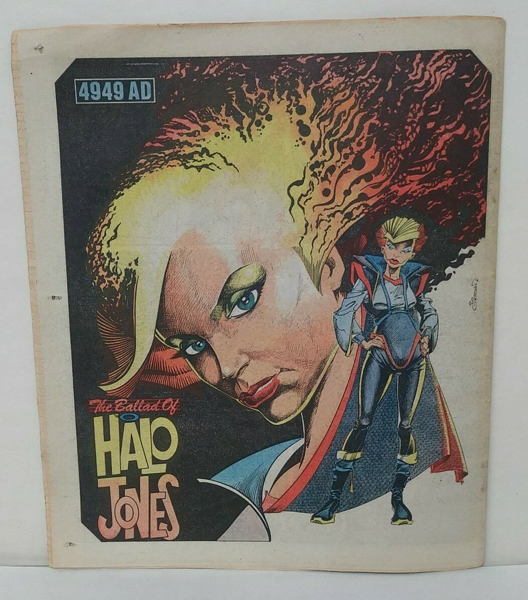 2000 AD Prog 426 (1985) Judge Death Anderson Midnight Surfer Newsprint Comic HTF