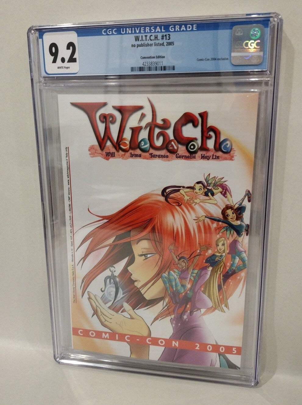 RARE DISNEY W.I.T.C.H. & KYLION 2005 Comic Con Promotional Exclusive CGC 9.2