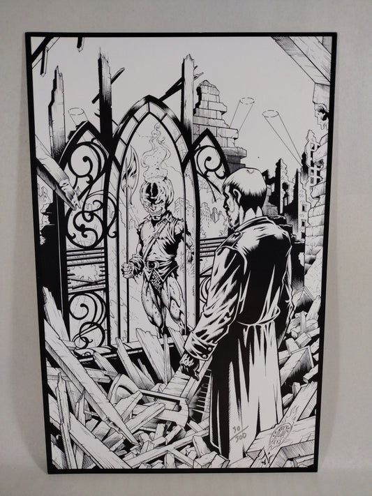 Jack The Lantern (2005) Limited 10 X 6.5" Print Numbered 30/300 Jeff Beck Art