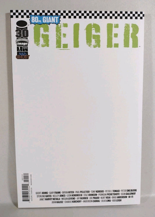 Geiger 80-Page Giant #1 (2022) Image Blank Sketch Variant Comic 1st Redcoat NM