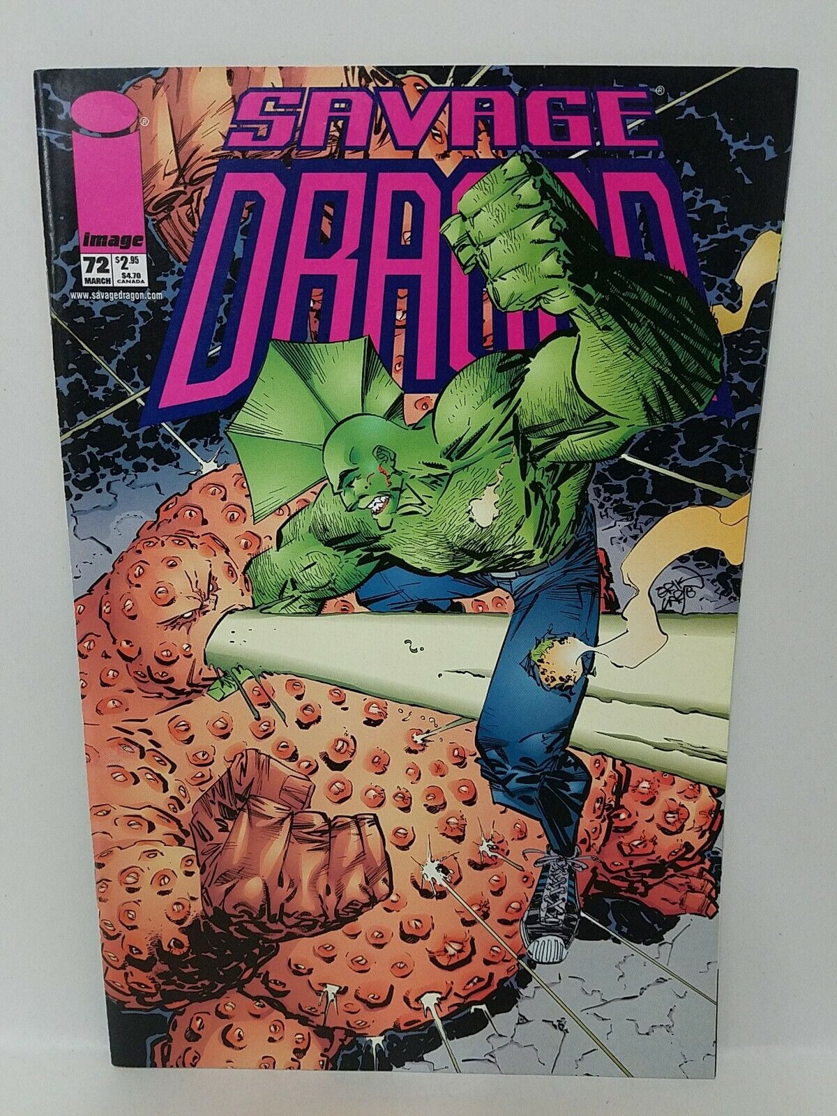 Savage Dragon (2000) #72 Image Comic Erik Larsen Low Print Run Death of Cesspool